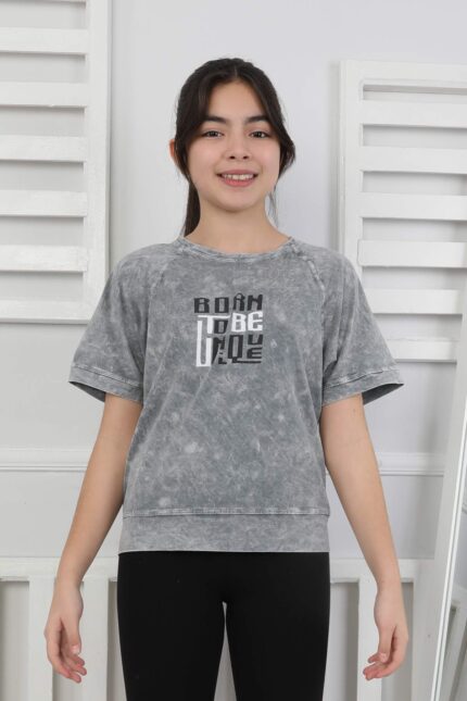 GARSON YIKAMALI TSHIRT - FÜME
