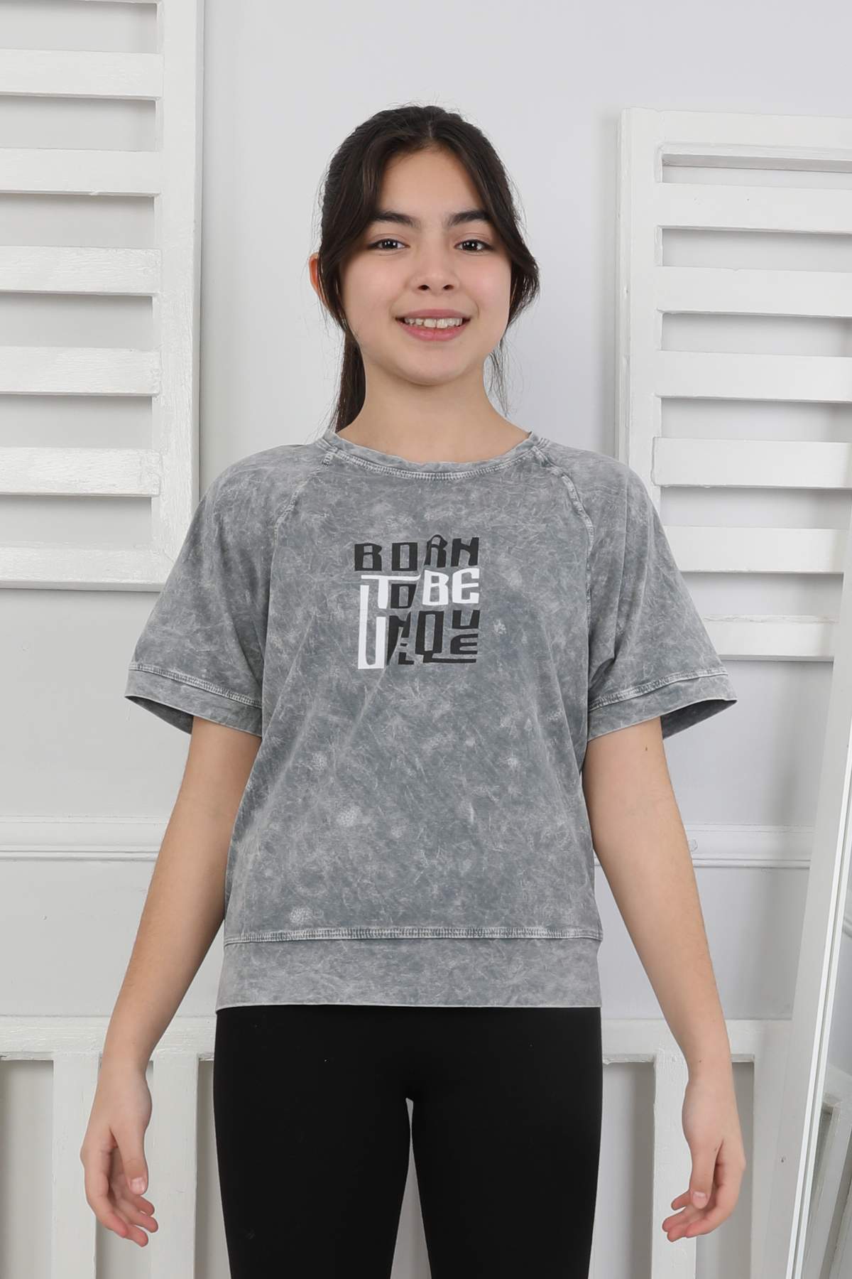 GARSON YIKAMALI TSHIRT – FÜME