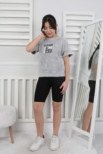 GARSON YIKAMALI TSHIRT - GRİ