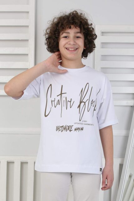 KOMPAK GARSON TSHIRT - BEYAZ