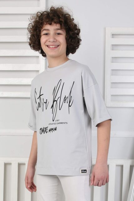 KOMPAK GARSON TSHIRT - FÜME