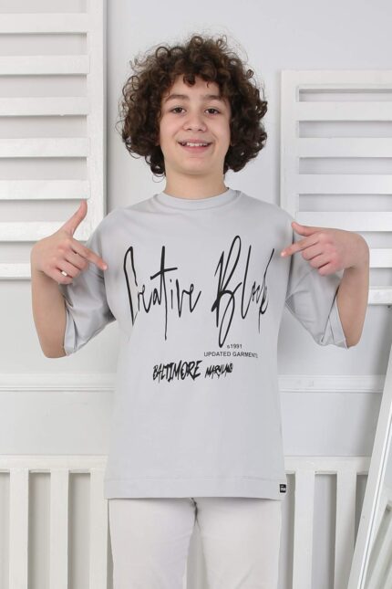 KOMPAK GARSON TSHIRT - GRİ