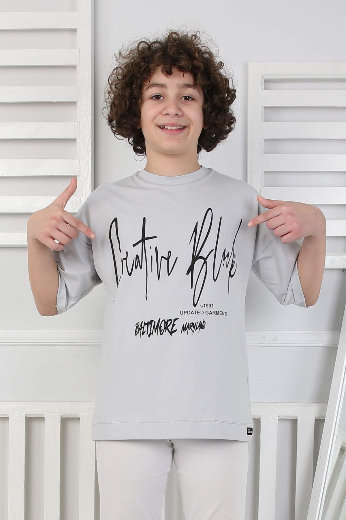 KOMPAK GARSON TSHIRT – GRİ