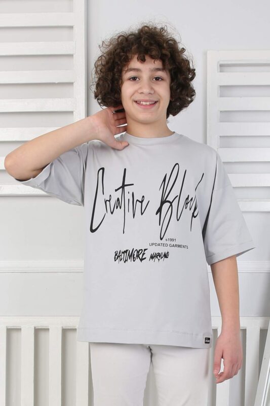 KOMPAK GARSON TSHIRT - GRİ