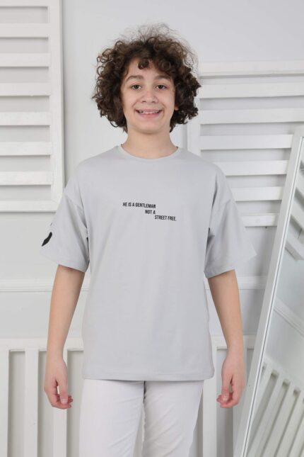 KOMPAK GARSON TSHIRT - FÜME