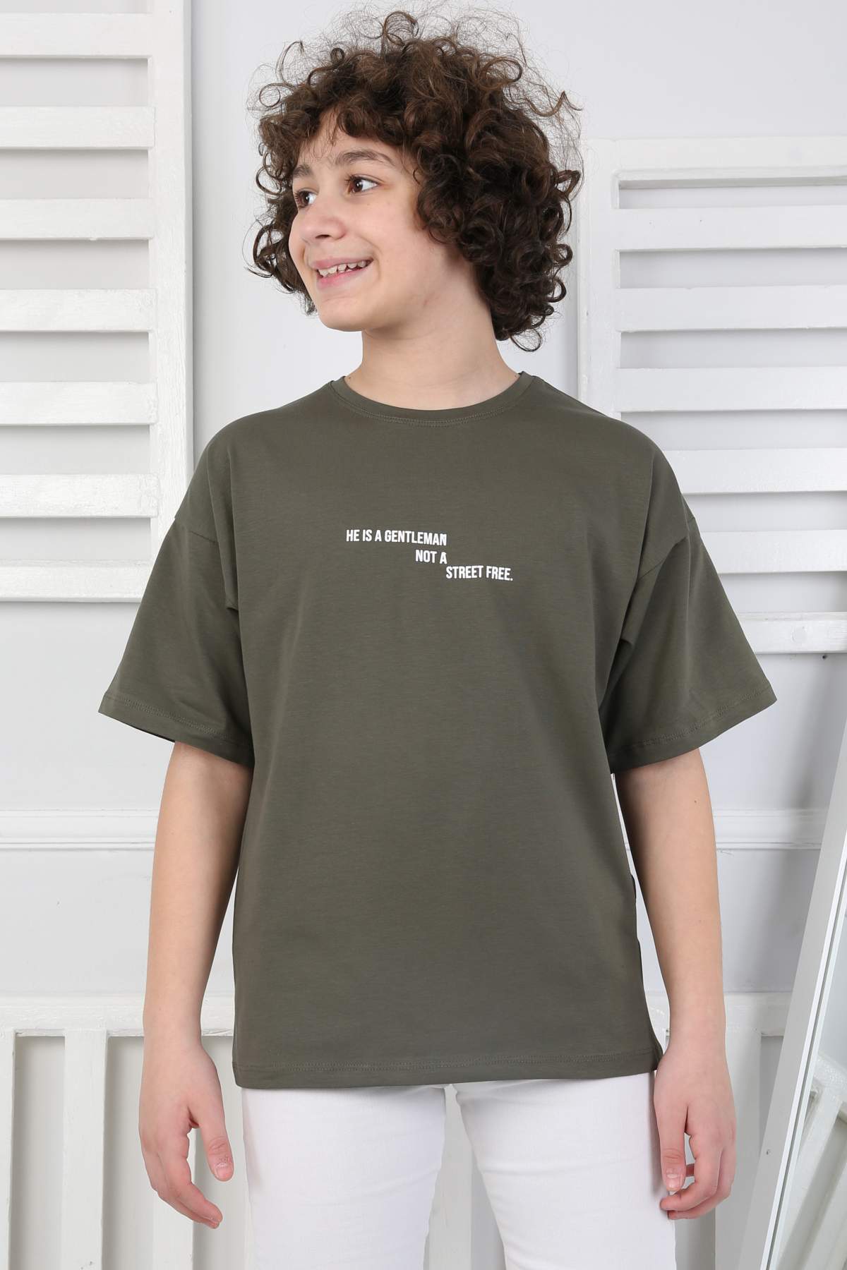 KOMPAK GARSON TSHIRT – HAKİ