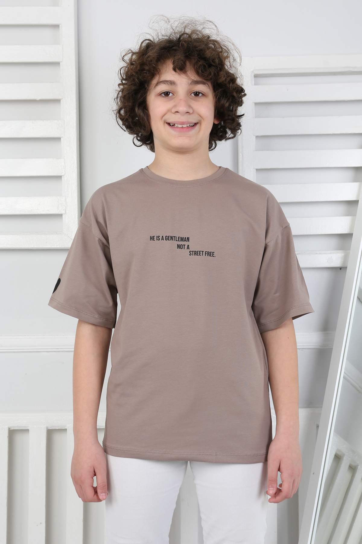 KOMPAK GARSON TSHIRT – KAHVE
