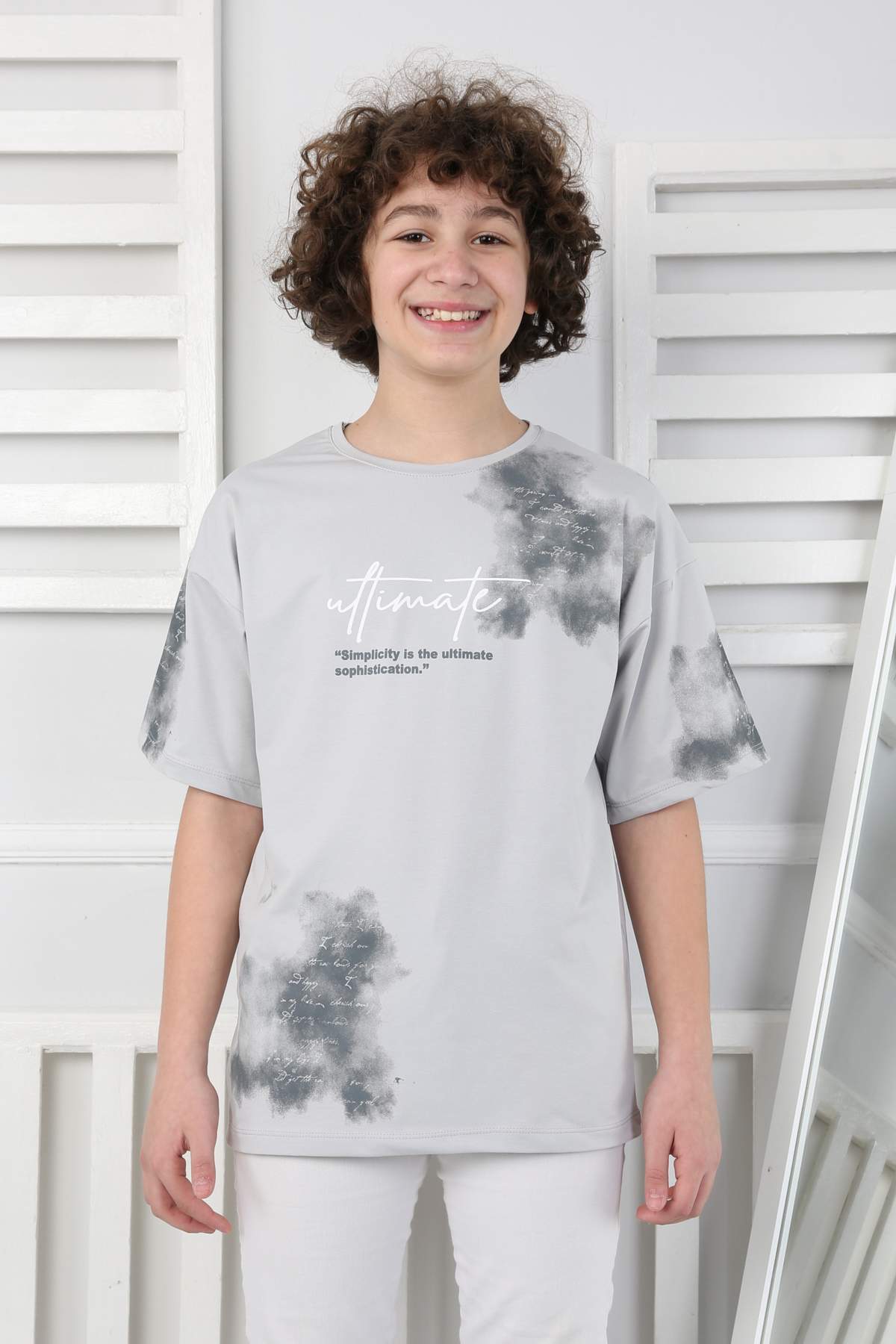 KOMPAK GARSON  TSHIRT – GRİ