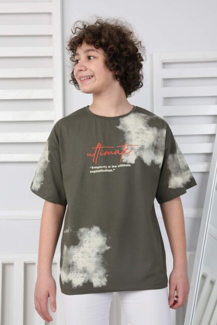 KOMPAK GARSON  TSHIRT - HAKİ