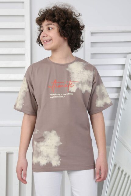 KOMPAK GARSON  TSHIRT - KAHVE