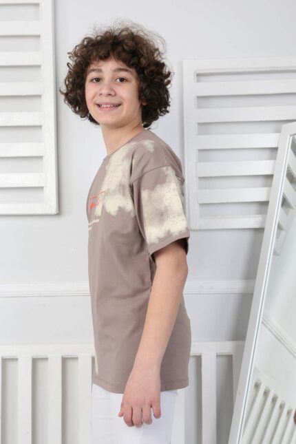KOMPAK GARSON  TSHIRT - KAHVE