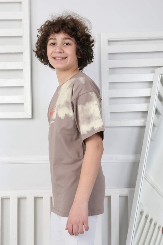 KOMPAK GARSON  TSHIRT - KAHVE