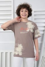 KOMPAK GARSON  TSHIRT - KAHVE