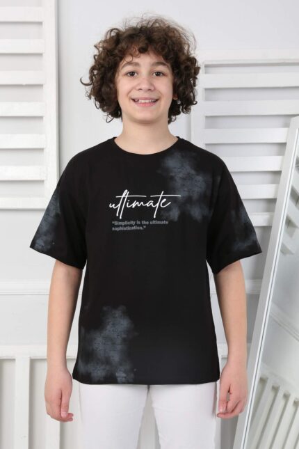 KOMPAK GARSON  TSHIRT - SİYAH