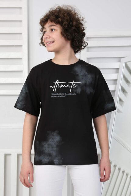 KOMPAK GARSON  TSHIRT - SİYAH