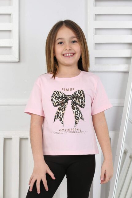 KOMPAK ORTA TSHIRT - TOZ PEMBE