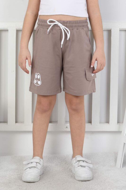 ORTA  KOMPAK SHORT - KAHVE