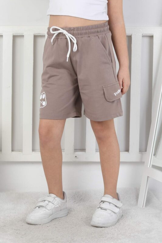 ORTA  KOMPAK SHORT - KAHVE