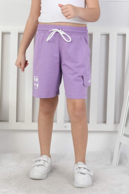 ORTA  KOMPAK SHORT - LİLA