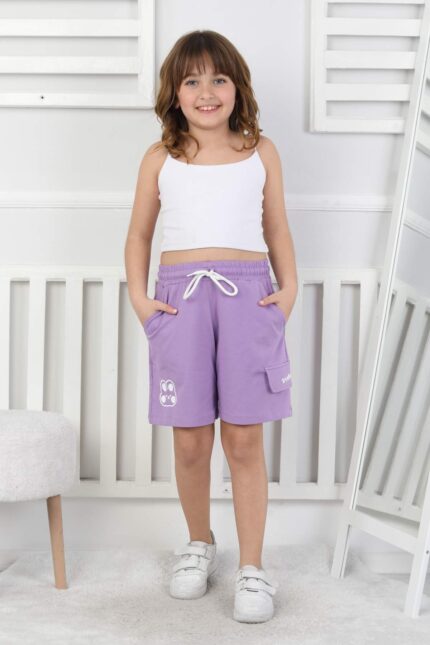 ORTA  KOMPAK SHORT - LİLA