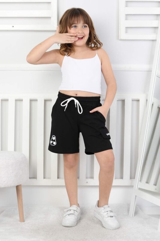 ORTA  KOMPAK SHORT - SİYAH