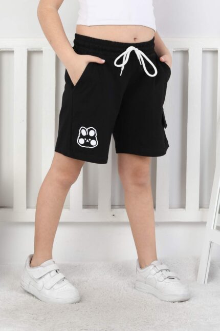 ORTA  KOMPAK SHORT - SİYAH
