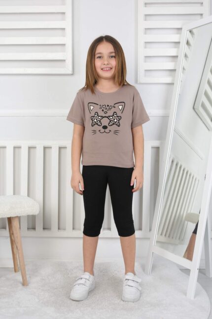 ORTA KOMPAK TSHIRT - KAHVE