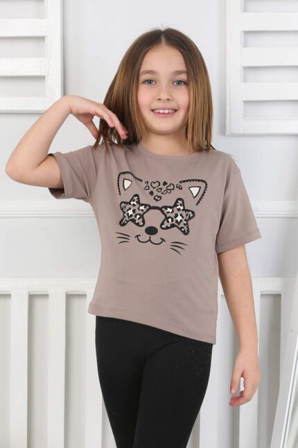 ORTA KOMPAK TSHIRT - KAHVE