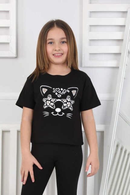 ORTA KOMPAK TSHIRT - SİYAH