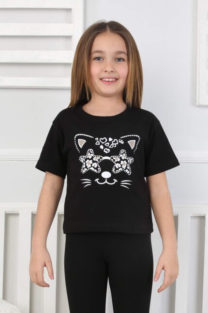 ORTA KOMPAK TSHIRT - SİYAH