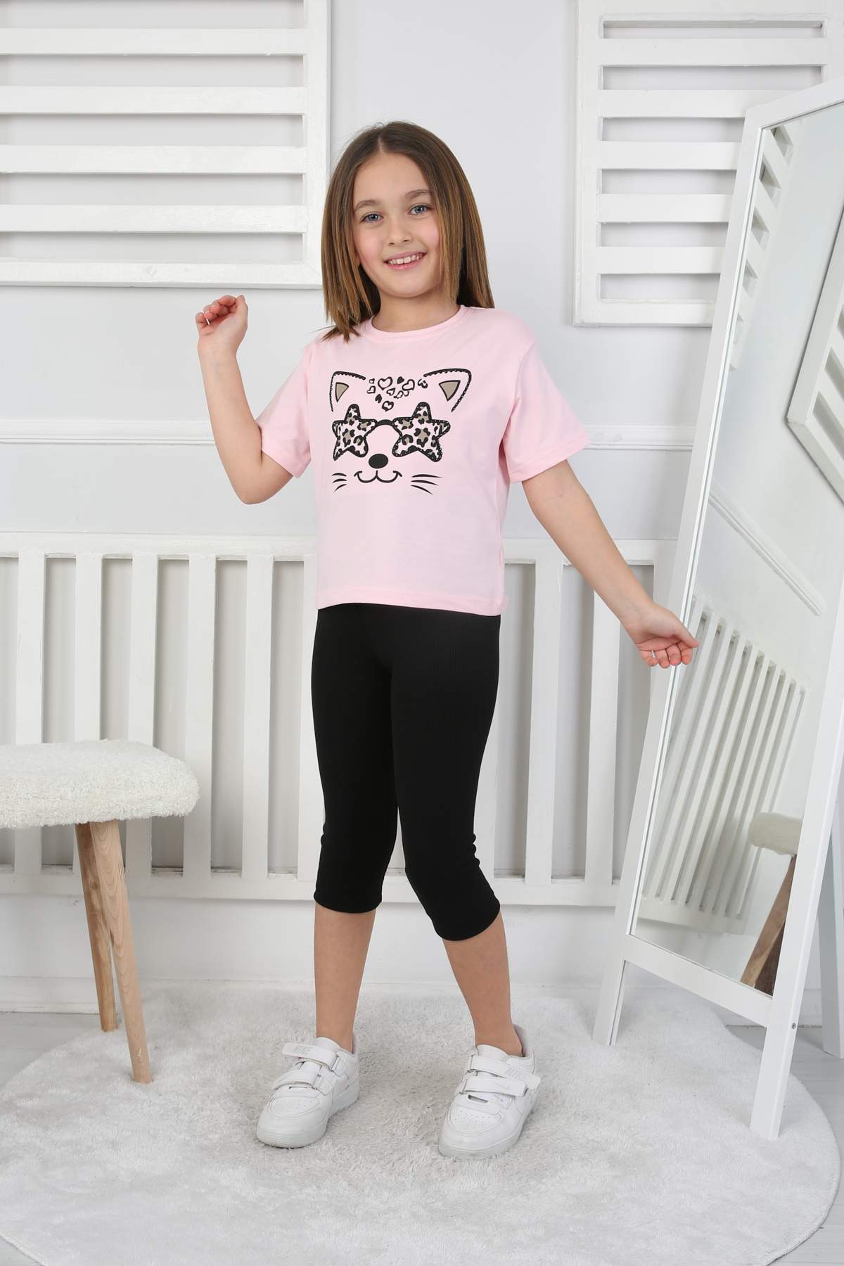 ORTA KOMPAK TSHIRT – TOZ PEMBE