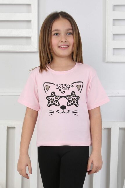 ORTA KOMPAK TSHIRT - TOZ PEMBE