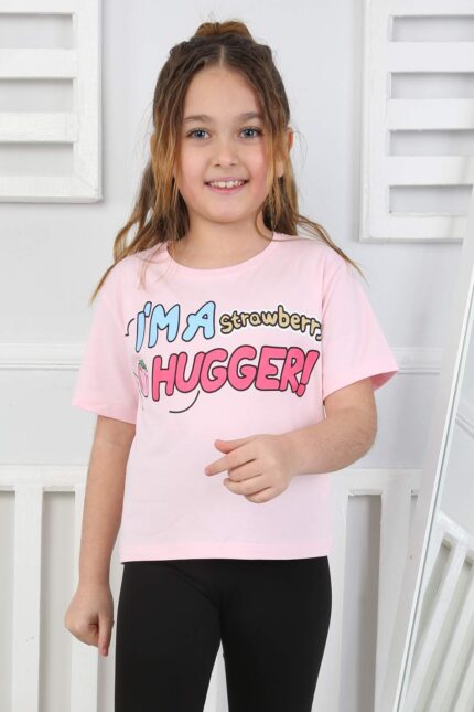 ORTA KOMPAK TSHIRT - TOZ PEMBE