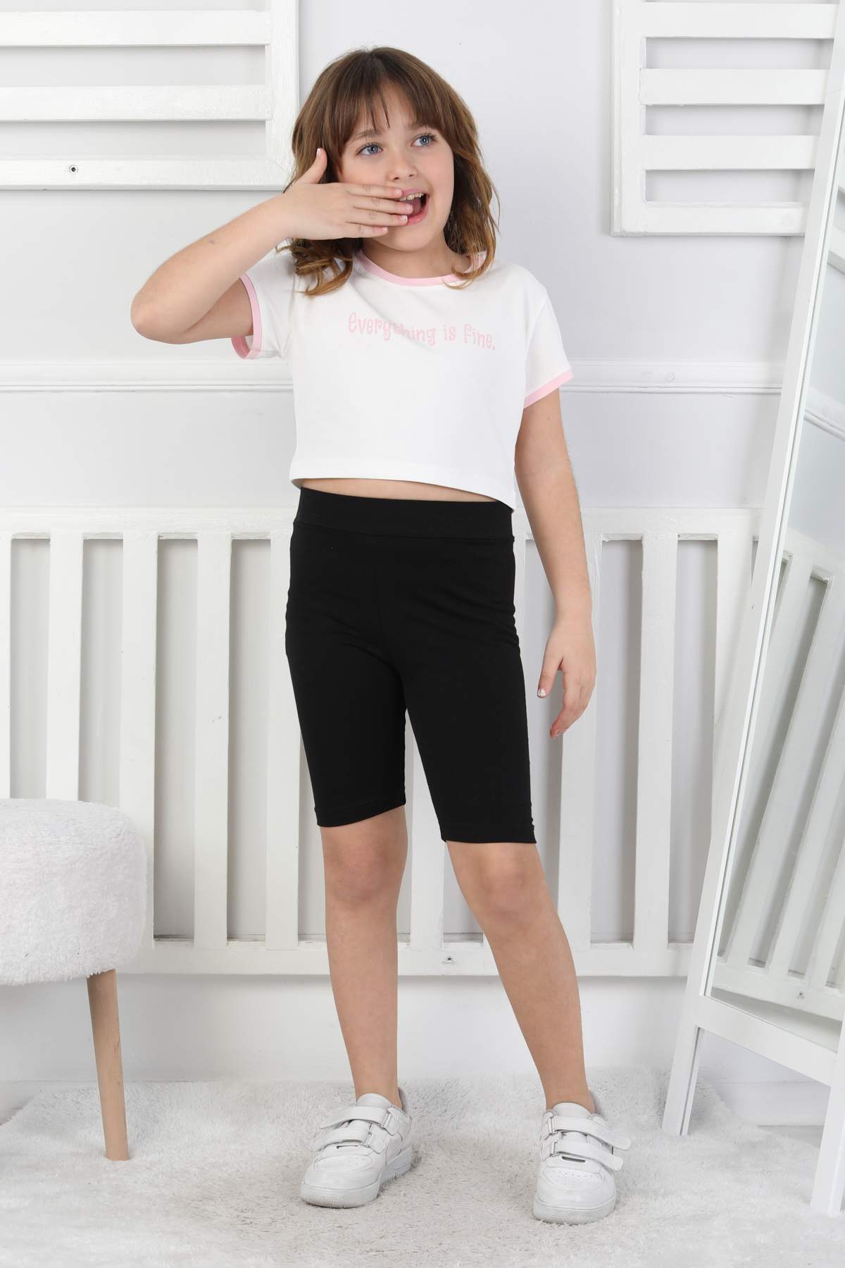ORTA KOMPAK TSHIRT – TOZ PEMBE