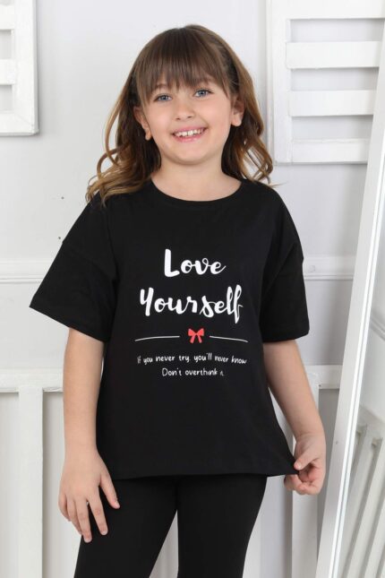 ORTA KOMPAK TSHIRT - SİYAH