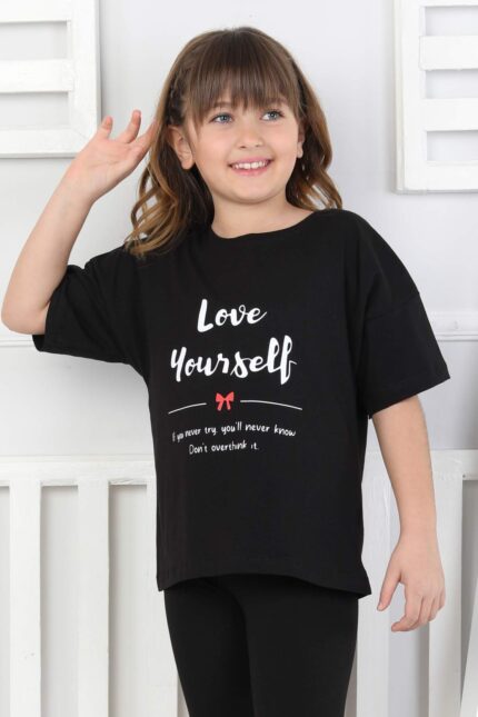 ORTA KOMPAK TSHIRT - SİYAH