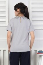 ORTA  OKUL KK DANTEL YAKA - GRİ