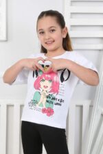 ORTA OVERSIZE ANIME TSHIRT - BEYAZ