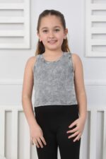 ORTA RİBANALI YIKAMALI ATLET - FÜME ORTA RİBANALI YIKAMALI ATLET - FÜME