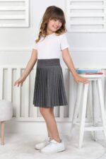 YAĞMUR KİDS ETEK BEBE 5 SERİ 3-7 YAŞ - GRİ