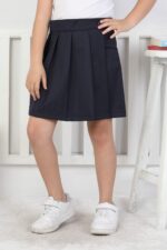 YAĞMUR KİDS ŞORT ETEK PİLE 5 SERİ 11-15 YAŞ - LACİVERT