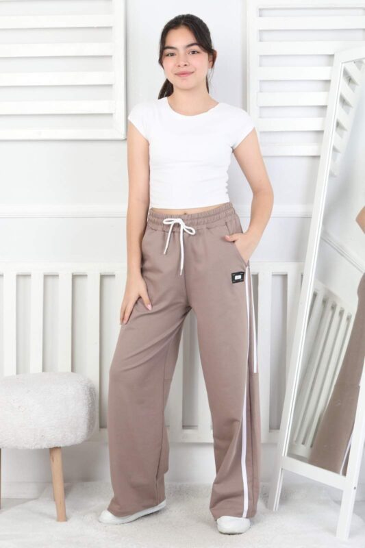 ORTA İKİ İPLİK PANTOLON - KAHVE