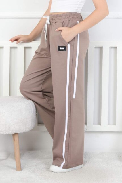 ORTA İKİ İPLİK PANTOLON - KAHVE