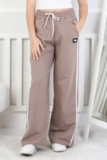 ORTA İKİ İPLİK PANTOLON - KAHVE