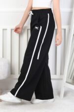 ORTA İKİ İPLİK PANTOLON - SİYAH