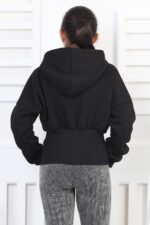 3 İP FERMUARLI SWEAT - SİYAH 3 İP FERMUARLI SWEAT - SİYAH