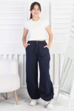 3 İP GARSON PANTALON - LACİVERT 3 İP GARSON PANTALON - LACİVERT