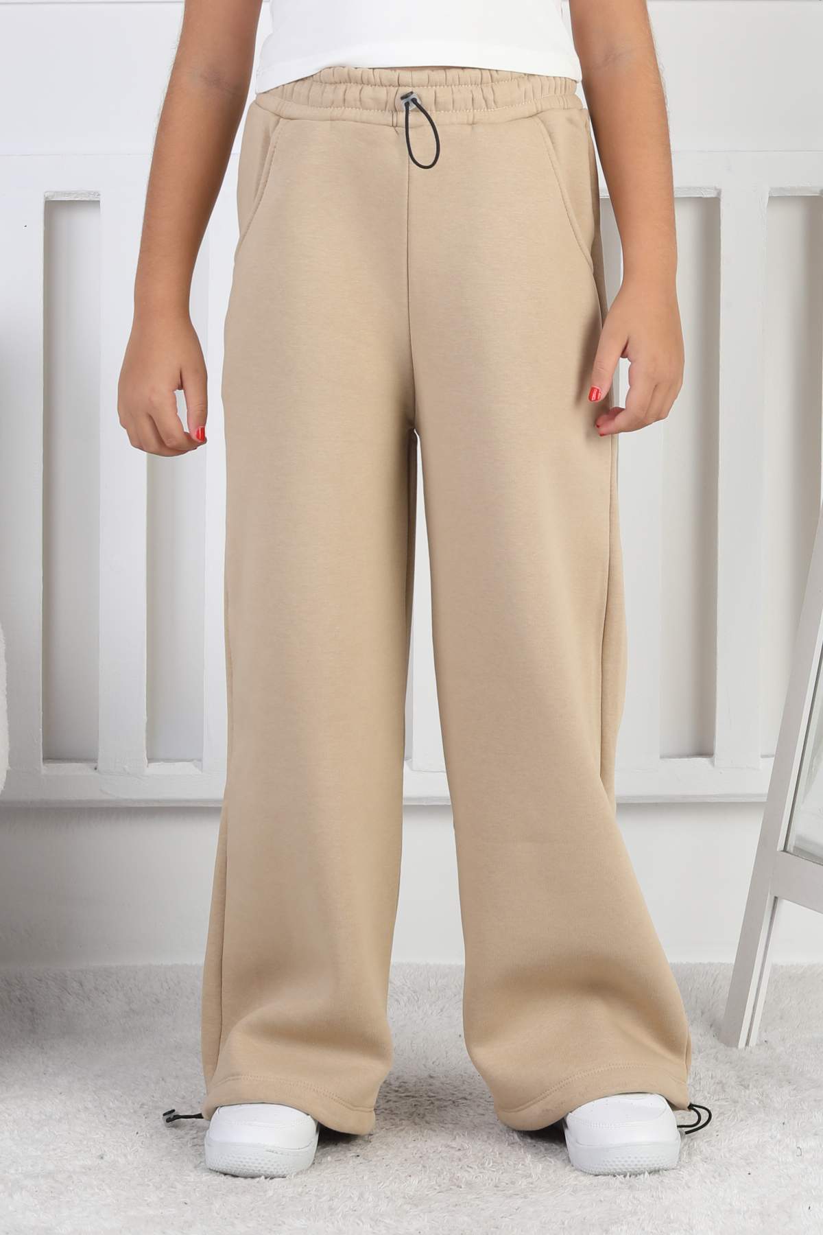3 İP GARSON PANTALON – BEJ