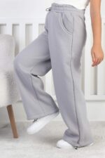 3 İP GARSON PANTALON - GRİ