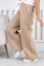 3 İP GARSON PANTALON - KAHVE